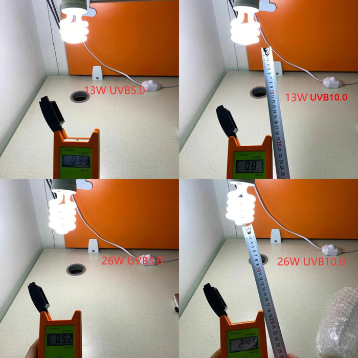 Rettile UVB 5.0 10.0 Della Lampada Della Lampadina Per La Tartaruga Lucertola Serpente Lguanas Calore Calcio Lampada Lampadina A Risparmio Energetico di Luce Rettile Succulente e27
