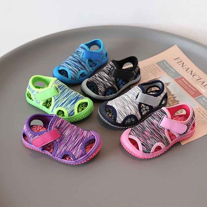 Estate neonate ragazzi sandali bambini sandali da spiaggia fondo morbido scarpe antiscivolo per bambini scarpe da esterno anticollisione
