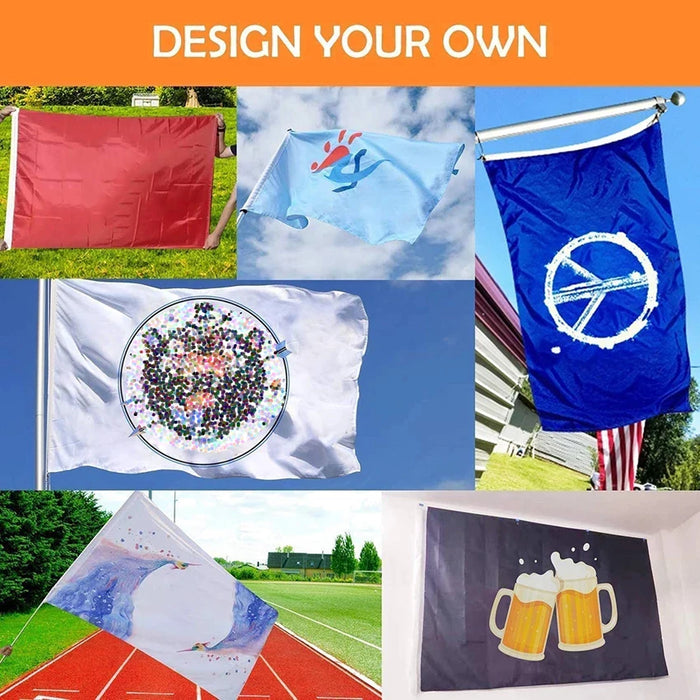 Banner con bandiera stampata personalizzata 3x5ft 2x3ft 4x6ft 5x8ft Logo pubblicitario aziendale per interni ed esterni per la decorazione del club sportivo Dormitorio