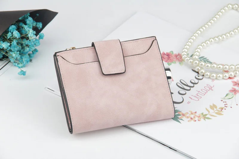 2024 Portafoglio da donna in pelle Hasp Portamonete piccolo e sottile Portafogli da donna Porta carte Portafogli di marca di lusso Borsa di design