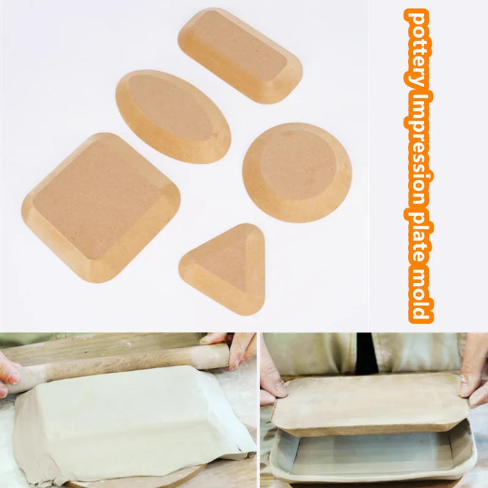 Strumenti di ceramica stampa tavola di densità vuota argilla prototipazione rapida stampo geometrico riutilizzabile creazione di modelli di argilla fai da te