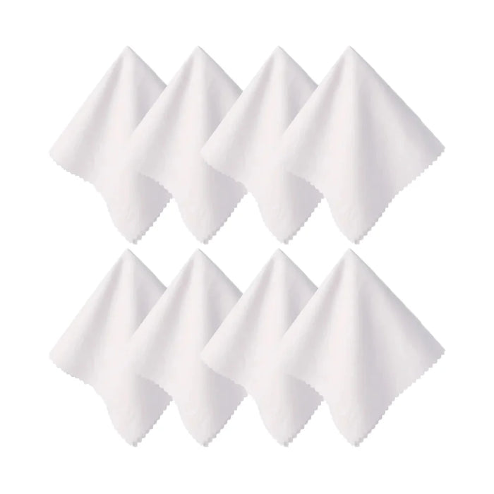 XizeHOM 8 pz/lotto Detergente per occhiali di alta qualità 20*20 cm Panno per pulizia occhiali in microfibra per lenti Salviette per la pulizia dello schermo del telefono