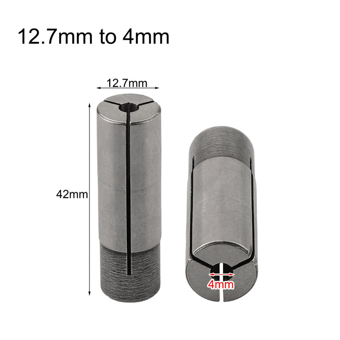 1/2 "1/4" 1/8 "Pinza Adattatore Gambo Riduttore Bit Mandrino CNC Router 4/6/8/10mm Per Mandrini Macchina Per Incidere