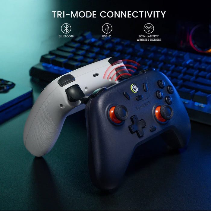 GameSir Nova Lite Controller Gamepad Wireless con Bluetooth, Dongle, cablato per Switch, Android, IOS, PC e giochi Steam