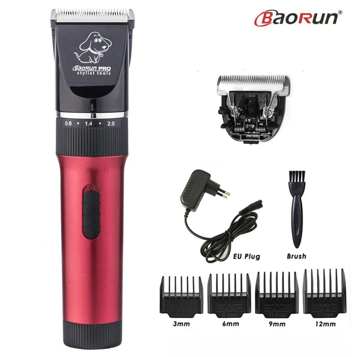 BaoRun P6 Tagliacapelli professionale per cani Ricaricabile Pet Cat Grooming Clipper Rasoio Taglierine elettriche a basso rumore Macchina per taglio di capelli