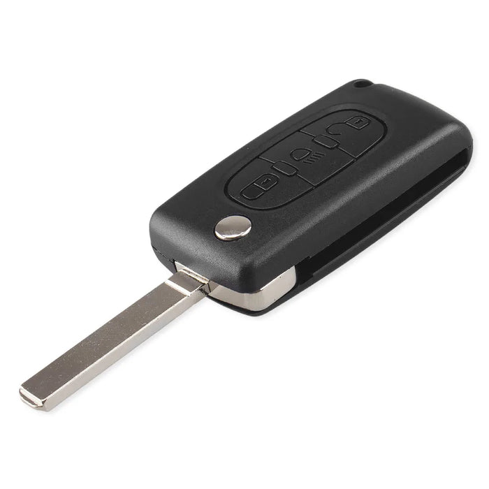KEYYOU Per Citroen C2 C3 C4 C5 C6 C8 3 Bottoni Flip Chiave A Distanza Dell'automobile Della Copertura Della Cassa Borsette Fob VA2 Lama CE0523