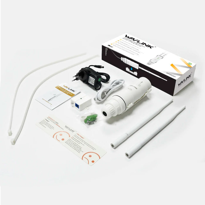 Wavlink N300 POE Router WiFi wireless 30dbm resistente alle intemperie per esterni ad alta potenza/Ripetitore AP/Extender 2.4G 15KV Antenna staccabile