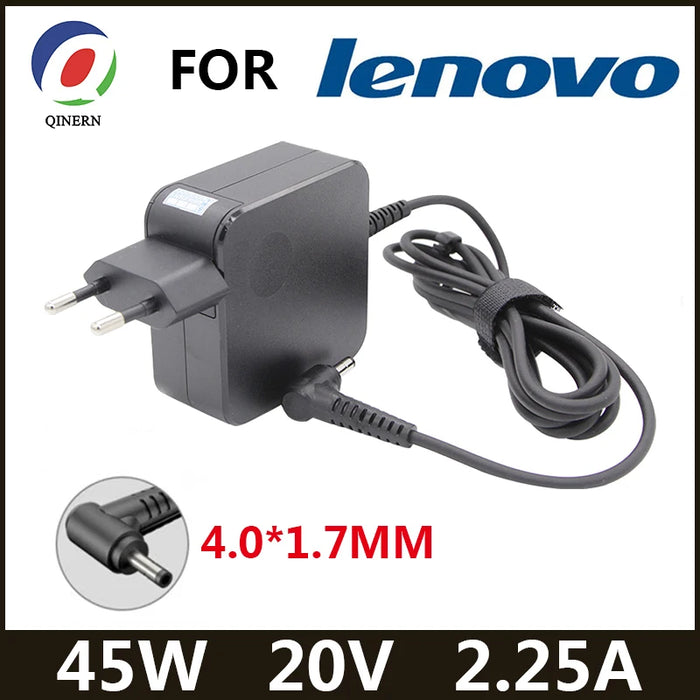Caricatore adattatore per laptop 20V 2.25A 45W 4.0*1.7MM per Lenovo YOGA 310 510 520 710 MIIX5 7000 Air 12 13 ideapad 320 100 110 N22 N42