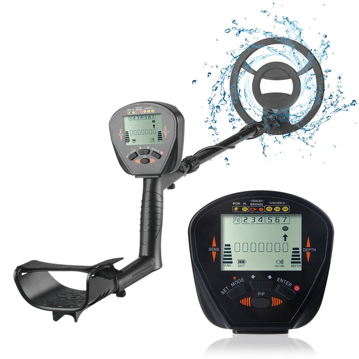 Metal Detector profondità sotterranea 2.5m ricerca Scanner rilevatore d'oro ad alta precisione cacciatore di tesori rilevamento Pinpointer MD830