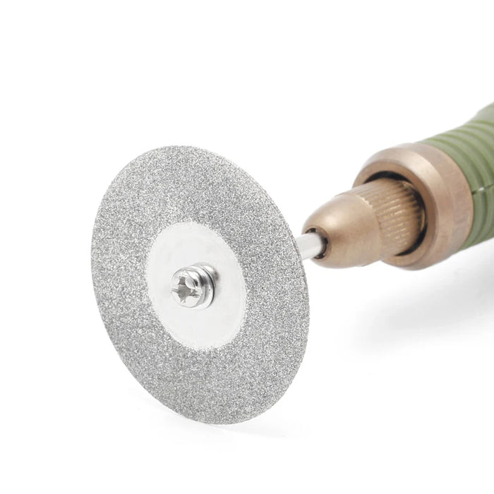 5 pezzi 16/18/20/25/30/35/40/50mm dischi da taglio diamontati e gambo per punta da trapano per lama utensile rotante Drop shipping