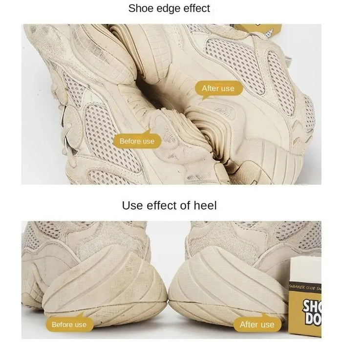 2 pezzi scarpe gomma portatile pelle scamosciata pelle di pecora pelle opaca tessuto cura scarpe pulizia pelle detergente blocco di gomma spazzola per scarpe