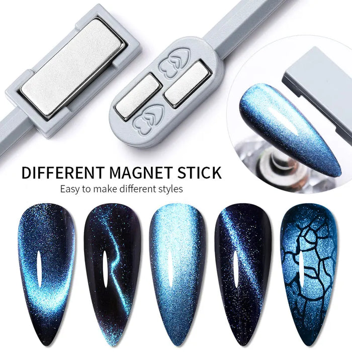 BORN PRETTY 1 Pz Forte Gatto Bastone Magnetico Manico Nero Piastra Effetto 9D Per Gatto Gel Magnetico Nail Art Board Strumento di Arte Del Chiodo FAI DA TE