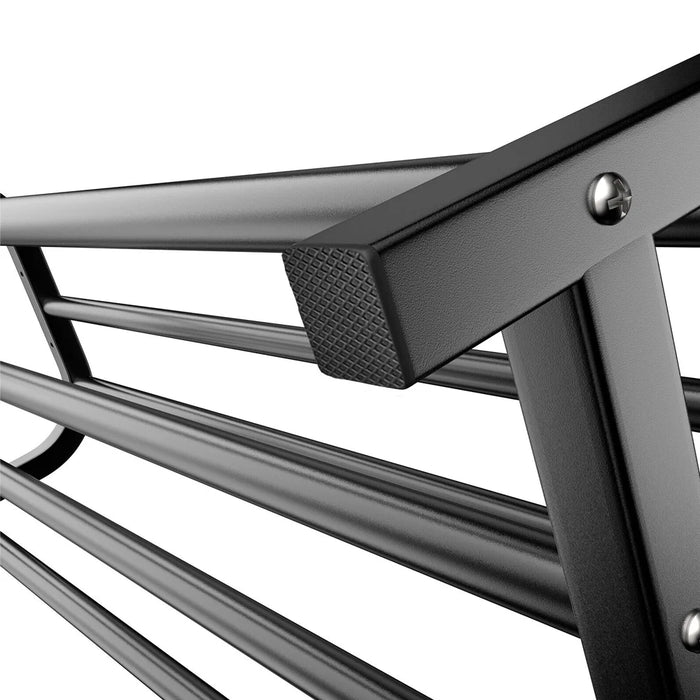 Appendiabiti da parete Doppio binario Appendiabiti scarpiera 146 * 110 * 35 cm Appendiabiti in piedi Scaffale per guardaroba Camera da letto