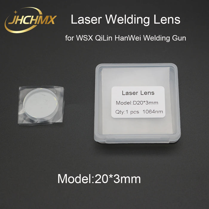 JHCHMX fibra Laser saldatura a mano lente ottica protettiva guarnizione anello a molla per saldatura 18*2 20*2/3/4mm 1064nm per WSX QiLin HanWei