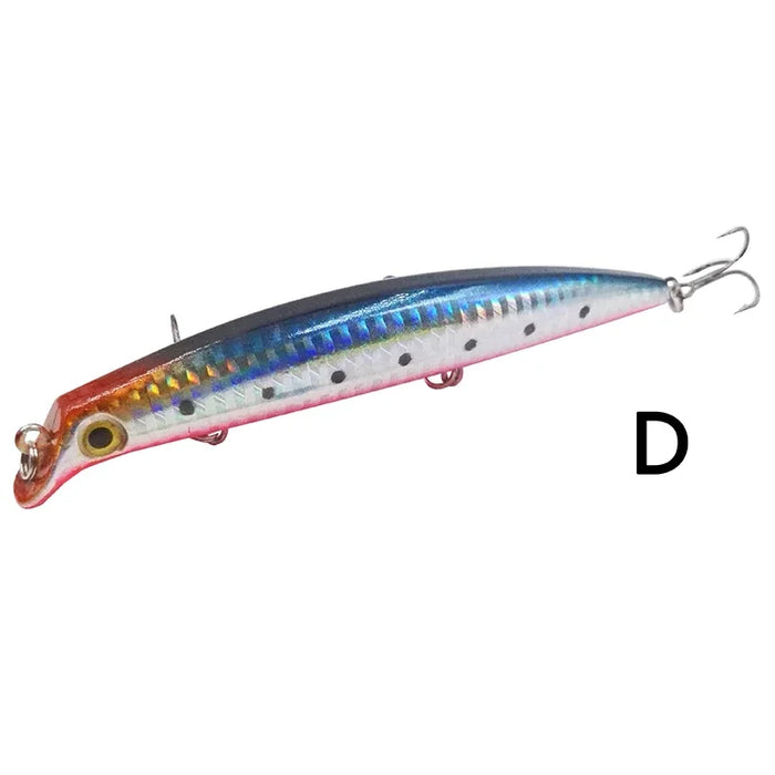 OUTKIT Richiamo di Pesca 1PC Laser Minnow 16g 12cm Wobbling Minnow Richiamo Galleggiante Esca Dura Pesca Wobblers Crankbait Artifici