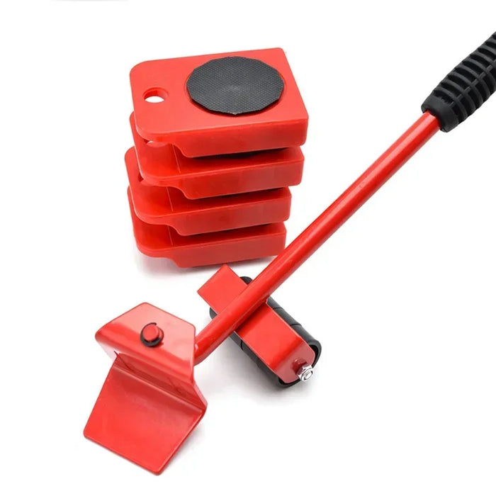 5 pz/set Set di strumenti per Mover per mobili rullo mobile per oggetti pesanti con sollevatore per mobili da Bar con strumento mobile professionale per ruote