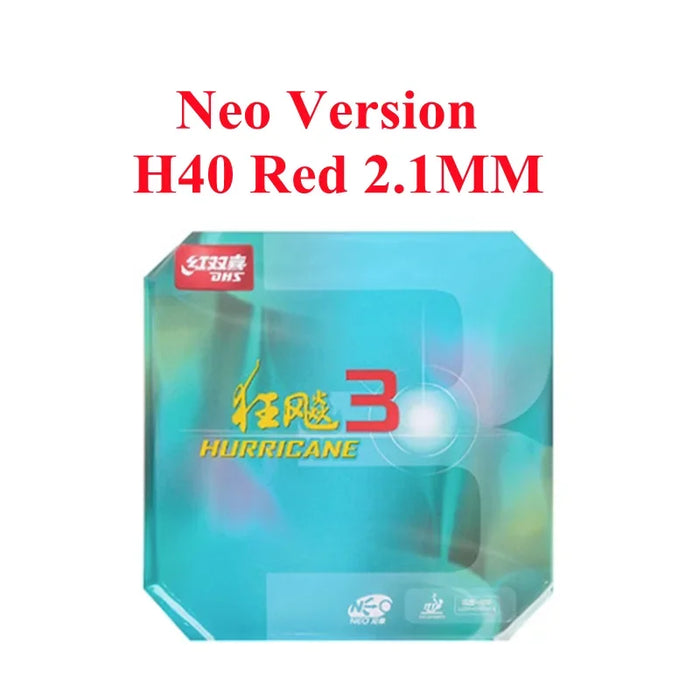 DHS NEO Hurricane 3 (Loop+Control) Pips-In Gomma da ping pong (ping-pong) con spugna 2,15 mm 2,2 mm