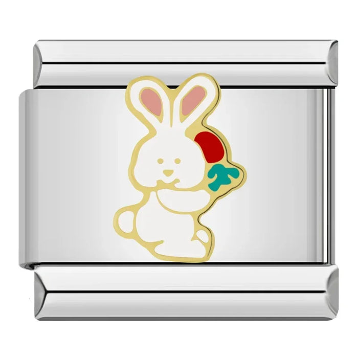 Hapiship originale margherita cavallo amore farfalla mamma cane moto elefante fascino braccialetto adatto creazione di gioielli in acciaio inossidabile DJ003