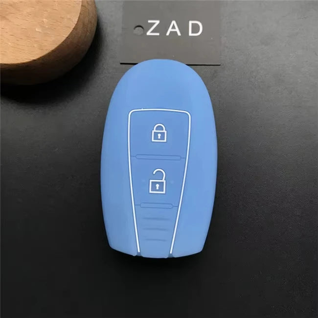 ZAD custodia protettiva per portachiavi in silicone custodia protettiva per cappuccio per SUZUKI Swift Sport SX4 SCORSS grand vitara accessori per auto remote