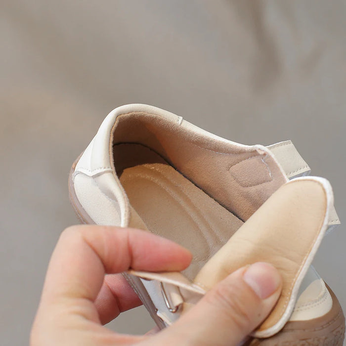 Primavera autunno neonate ragazzi scarpe Casual bambini Sneakers suola morbida antiscivolo neonato primi camminatori scarpe scarpe in pelle per bambini