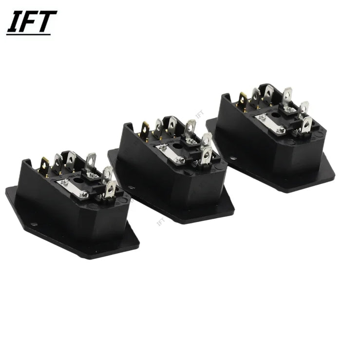 1 Pz AC-01A interruttore a bilanciere di alimentazione con fusibile IEC 3 pin 320 C14 prese di alimentazione interruttori connettore spina 10A 250 V