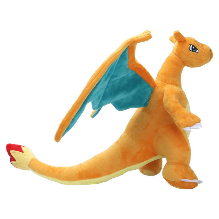 Peluche Charizard lucido, gioco di peluche da collezione, morbidi cartoni animati per regalo, simpatico personaggio dei cartoni animati da 12 pollici