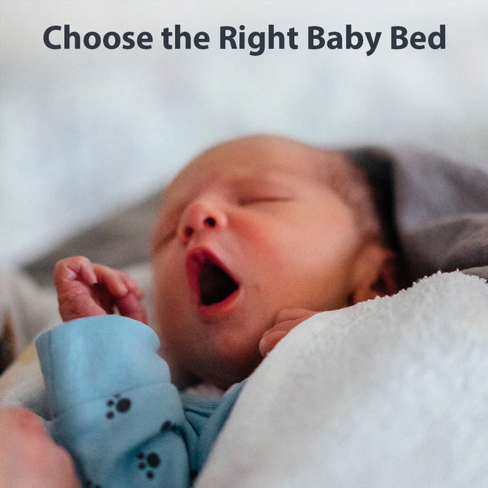 UBRAVOO Lettino da viaggio Baby Grab-and-go con materasso e ruote silenziose, culla a dondolo convertibile, XYT-001