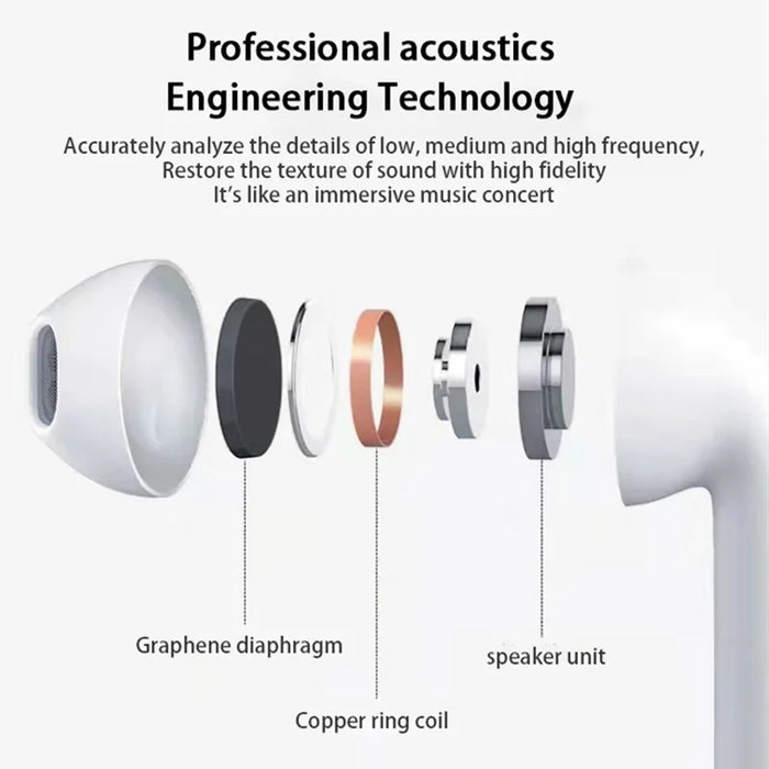 Auricolari Bluetooth Wireless Pro 6 TWS originali cuffie Mini Fone auricolare Stereo Sport Headset per auricolari Xiaomi Android