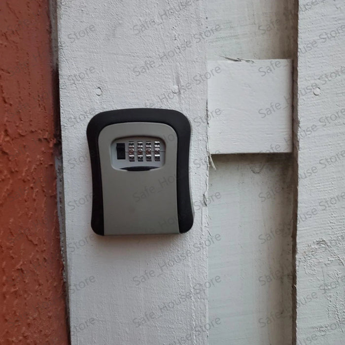 Serratura a chiave per montaggio a parete serratura di sicurezza con codice Password a 4 cifre nessuna chiave per l'organizzatore della scatola di immagazzinaggio segreta sicura della chiave dell'ufficio domestico
