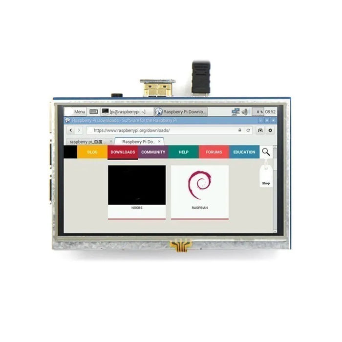 Raspberry Pi 3B + 4 B 3.2/3.5/5/7/10.1 Pollici Touch Hdmi Display Lcd modulo Raspberry Pi 2/3 B +/4 Dello Schermo