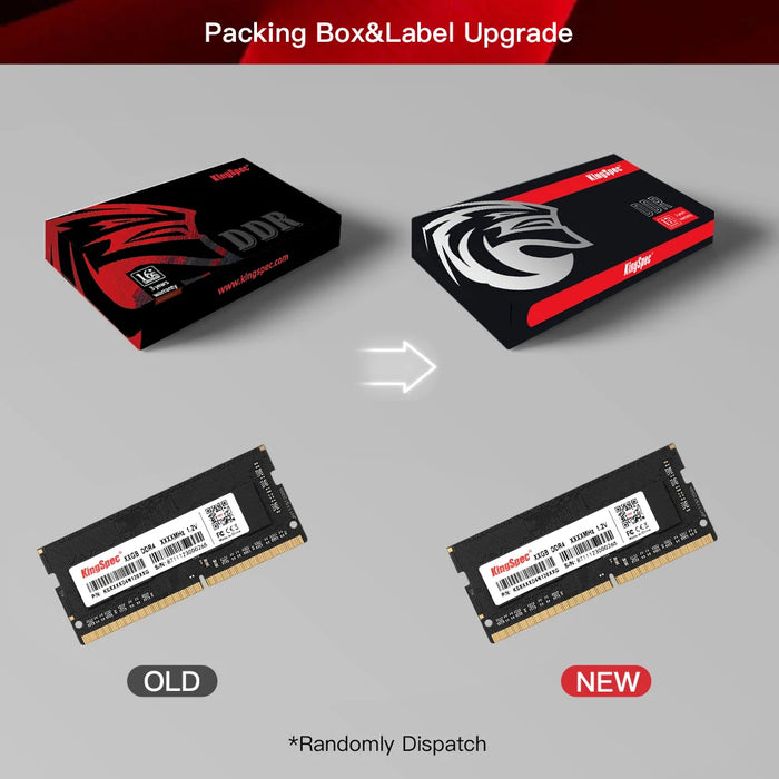 KingSpec Memoria Ram DDR4 8GB 16GB 32GB 3200 MHz 2666MHz 3200 MHz RAM per Laptop Notebook Memoria RAM DDR4 1.2V Laptop RAM