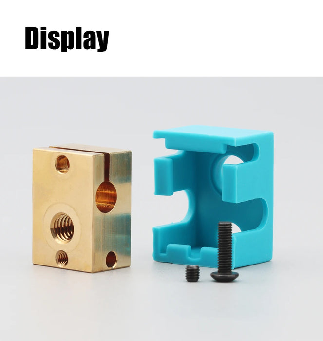 Trianglelab v6 Heatblock in ottone per stampante 3D Hotend Ugelli V6 in acciaio temprato ad alta temperatura Estrattore DDB MATRIX