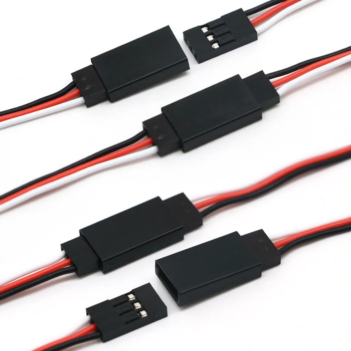 10 pz/lotto 10cm 15CM 30CM 50CM 100CM cavo di prolunga Servo RC cavo 150mm cavo JR all'ingrosso