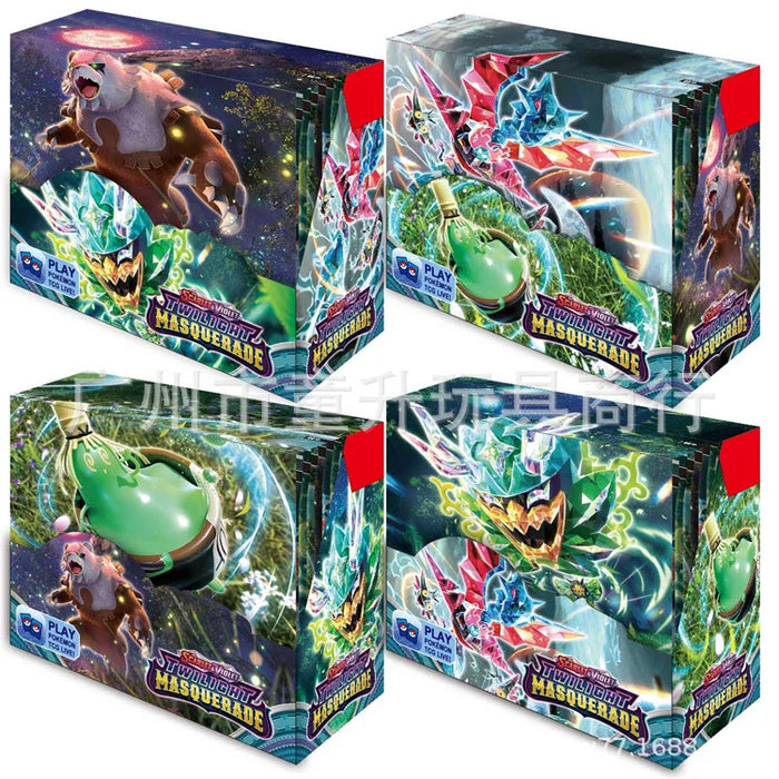 360 pezzi Pokemon Card Evoluzioni prismatiche Flames di ossidiana PALDEAN FATES Surging Sparks Scheda di traduzione di battaglia booster inglese