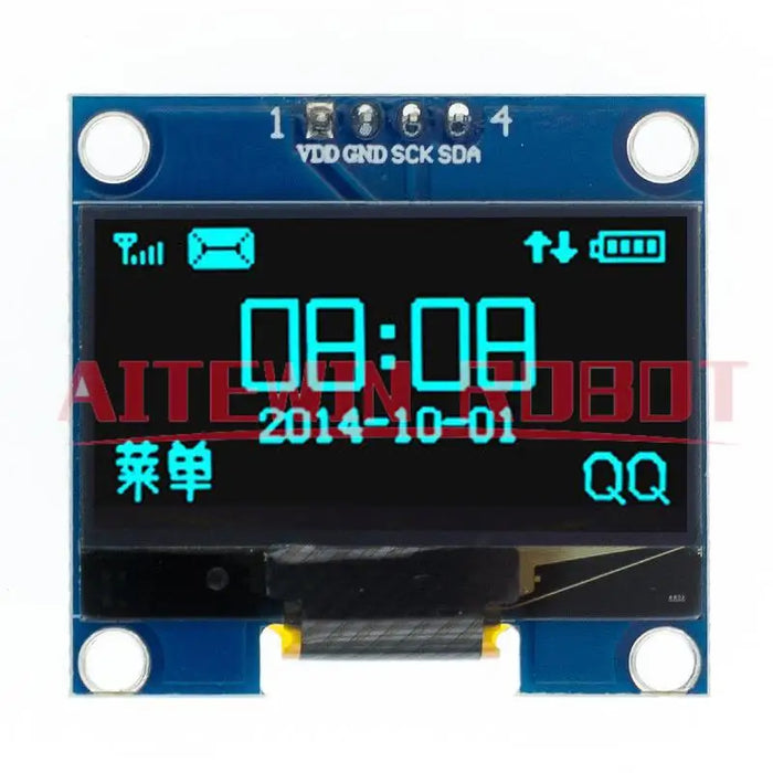 1pcs 1.3 pollici OLED modulo bianco/blu SPI/IIC I2C Comunicare colore 128X64 1.3 pollici OLED Display LCD A LED del Modulo 1.3 "OLED modulo