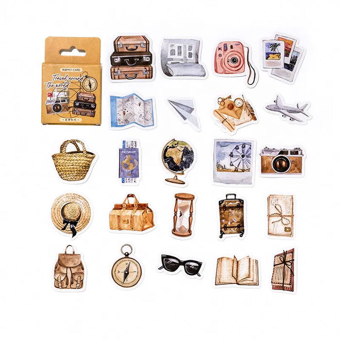 45 pz/pacco Carino Animali della Foresta Adesivi Stickers Adesivi FAI DA TE Decorazione Del Mestiere di Scrapbooking Adesivi del Regalo Della Cancelleria