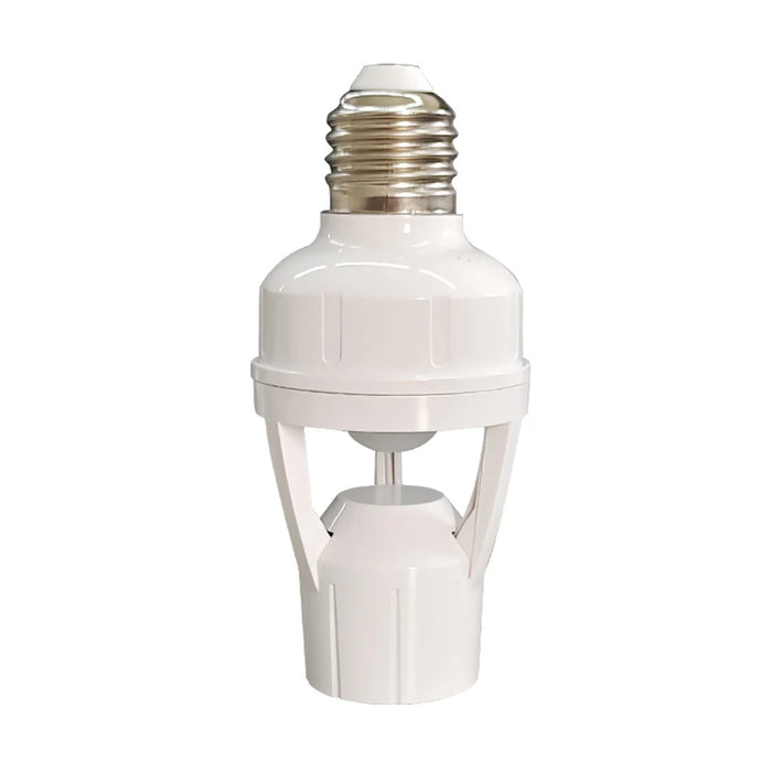 PIR Human Induction Motion Sensor LED Night Lamp Socket Base E27 portalampada AC 100-240V sensore di presenza umana testa della luce