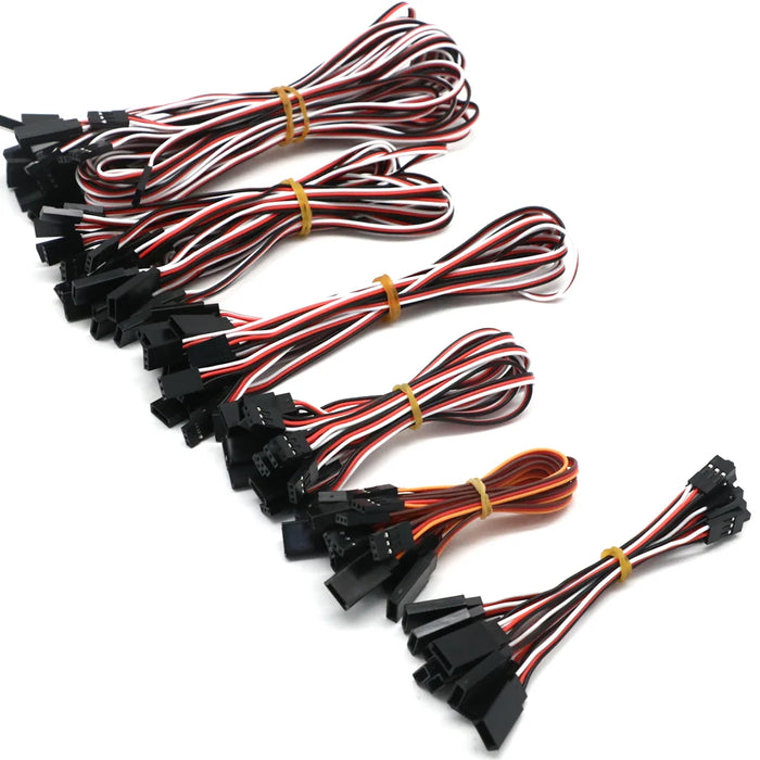 10 pz/lotto 10cm 15CM 30CM 50CM 100CM cavo di prolunga Servo RC cavo 150mm cavo JR all'ingrosso