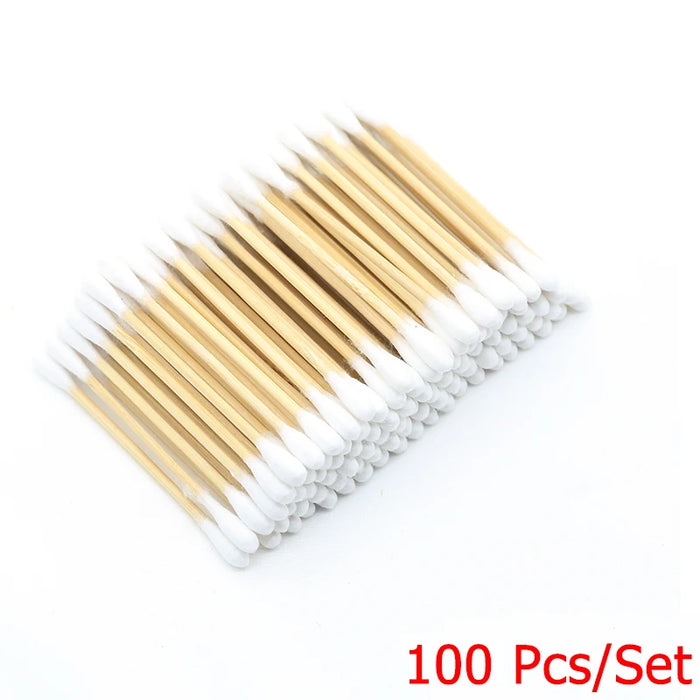 4 diverse dimensioni Bastoncini di legno arancione per spingipelle Strumento per rimuovere le cuticole Forchette per unghie Strumenti per manicure 10/30/50/100 Pz/set