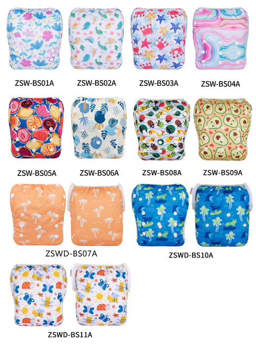 U PICK 1pc ALVABABY Pannolino da nuoto riutilizzabile Pannolino da nuoto riutilizzabile per bambini Pannolino da nuoto