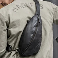 SONO LEGEND Will Smith Tela + Borsa a tracolla da uomo in vera pelle Borsa a tracolla in tela da uomo Borsa a tracolla Borsa casual a tracolla