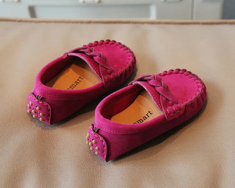 JGVIKOTO Ragazzi Ragazze Scarpe Moda Morbide Mocassini per bambini Appartamenti per bambini Scarpe da barca casual Mocassini da sposa per bambini Scarpe in pelle