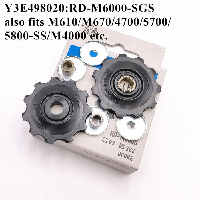 Set puleggia deragliatore posteriore Shimano 4700/5800/6800/R8000/M4000/M610/M6000/M7000/M780/M8000/6700/Deore/XT/SLX/Ultegra/105/GRX