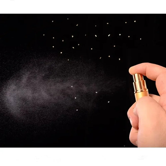 Bottiglia di profumo di vetro di lusso da 10 ml Bottiglie di profumo in metallo Atomizzatore vuoto Flacone spray in vetro Fiale riutilizzabili