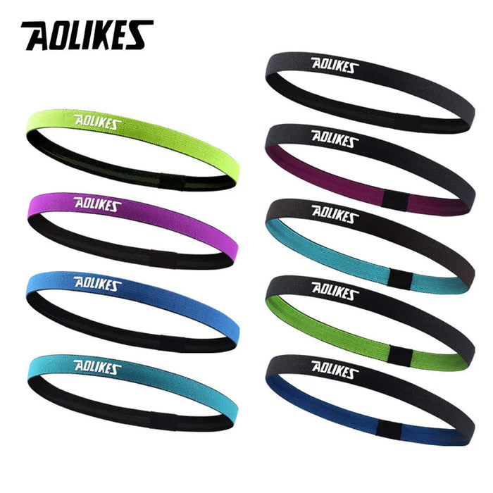 AOLIKES 1PCS Nylon Elastico Testa Fasce antiscivolo Per Le Donne Degli Uomini Yoga Fasce Per Capelli Corsa E Jogging Fasce Per Il Sudore Fascia Per Il Fitness