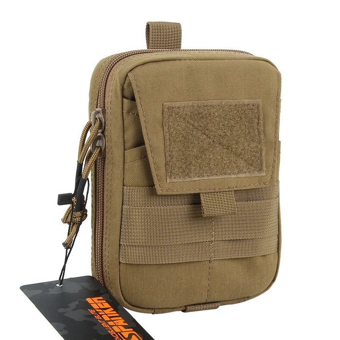 Marsupio tattico EDC Molle Marsupio multiuso Marsupio multifunzione con doppia cerniera Custodia per attrezzi da caccia