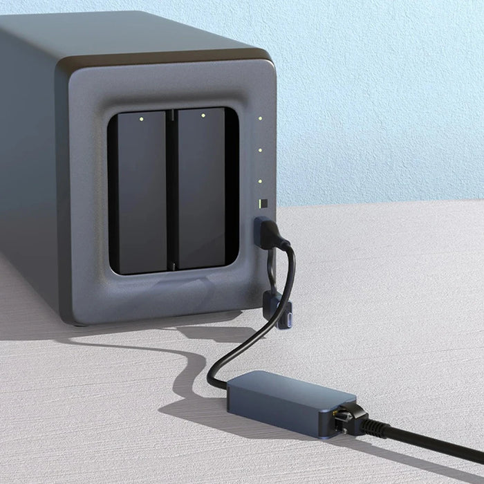 Adattatore per scheda di rete 2500Mbps Adattatore da USB/tipo C a RJ45 2.5G USB 3.0 Convertitore per scheda di rete cablata HUB per laptop Win 7/8/10