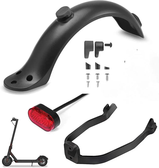 Durevole Scooter Parafango per Xiaomi Norma Mijia M365 M187 Pro 1S Scooter Elettrico Pneumatico Splash Parafango Fanale Posteriore Staffa di Protezione Posteriore Ala