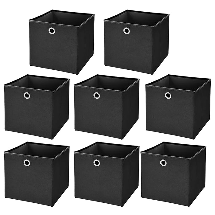 4 pezzi/8 pezzi scatola portaoggetti pieghevole armadio in tessuto organizzatore di immagazzinaggio per abbigliamento intimo calzino giocattolo cosmetici articoli vari