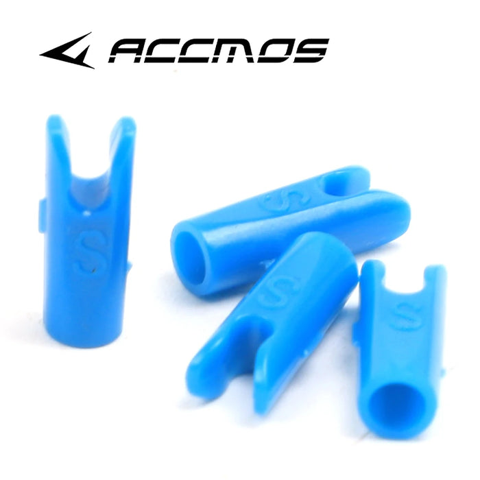 60 pz FAI DA TE In Plastica Freccia Spille Nocks Formato L E Taglia S Per ID4.2mm ID6.2mm 3.2mm Freccia Albero Tiro Con Arco accessorio